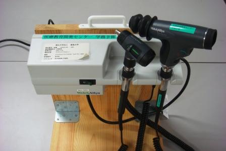 【耳鼻科領域】耳鏡眼底鏡：３．５V壁掛けトランス　デジタルマクロビュー（コードハンドル2本付） 