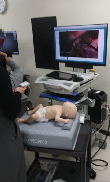 【高機能シミュレーター】小児・新生児超音波トレーニングシミュレータ（ベビーワークス）