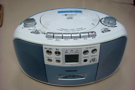 【器具・備品】CDラジオカセットテープレコーダー　CUTE BEAT